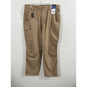 Galls Elite Ops Tactical Pants Mens 36x30 Tan Ripstop Cargo Stretch Duty TJ295